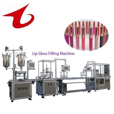 품질  Small Volume 20L Cosmetic Cosmetic Tube Lip Gloss Viscous Liquid Filling Machine 공장