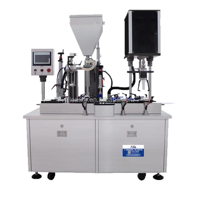 Work Efficiently Cosmetic Cream Filling Machine For Bottle Factory Pneumatic Driven