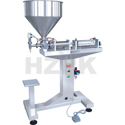 Semi Automatic Beverage Water Coffee Olive Oil Honey Straw Ketchup Nail Polish Painting Bottle Can Liquid Paste Packing And Filling Machine